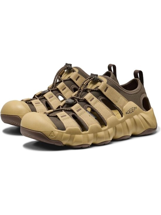 Men\'s Canteen And Khaki Hyper port Closed Toe Breathable Easy On Sandal Shoes